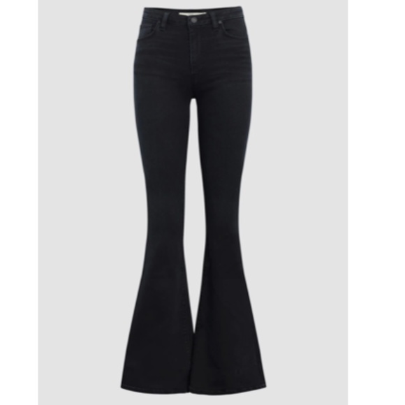 Hudson Jeans Black Flare & Wide Leg Women's Jeans - Picture 8 of 16